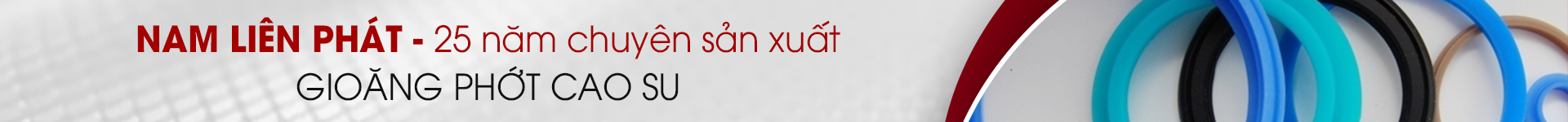 GIOĂNG, PHỚT CAO SU